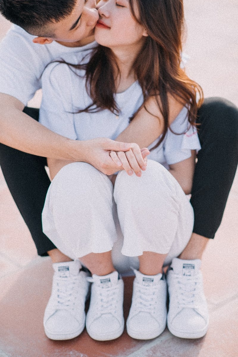 Couple Enjoying Sunset